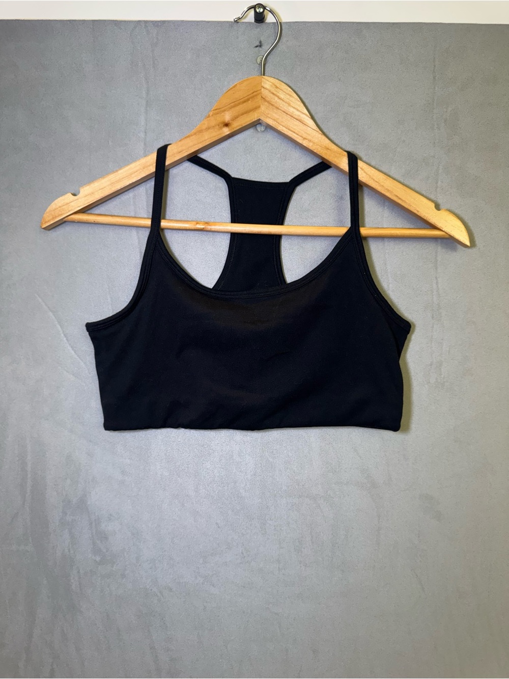 Sage Collective Black Racerback Sports Bra M Yoga Pilates Gym Activewear